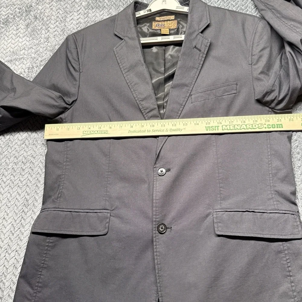 Pronto Uomo Blue Label Sport Jacket Men Sz L Modern Fit Cotton Nylon Lycra Blend